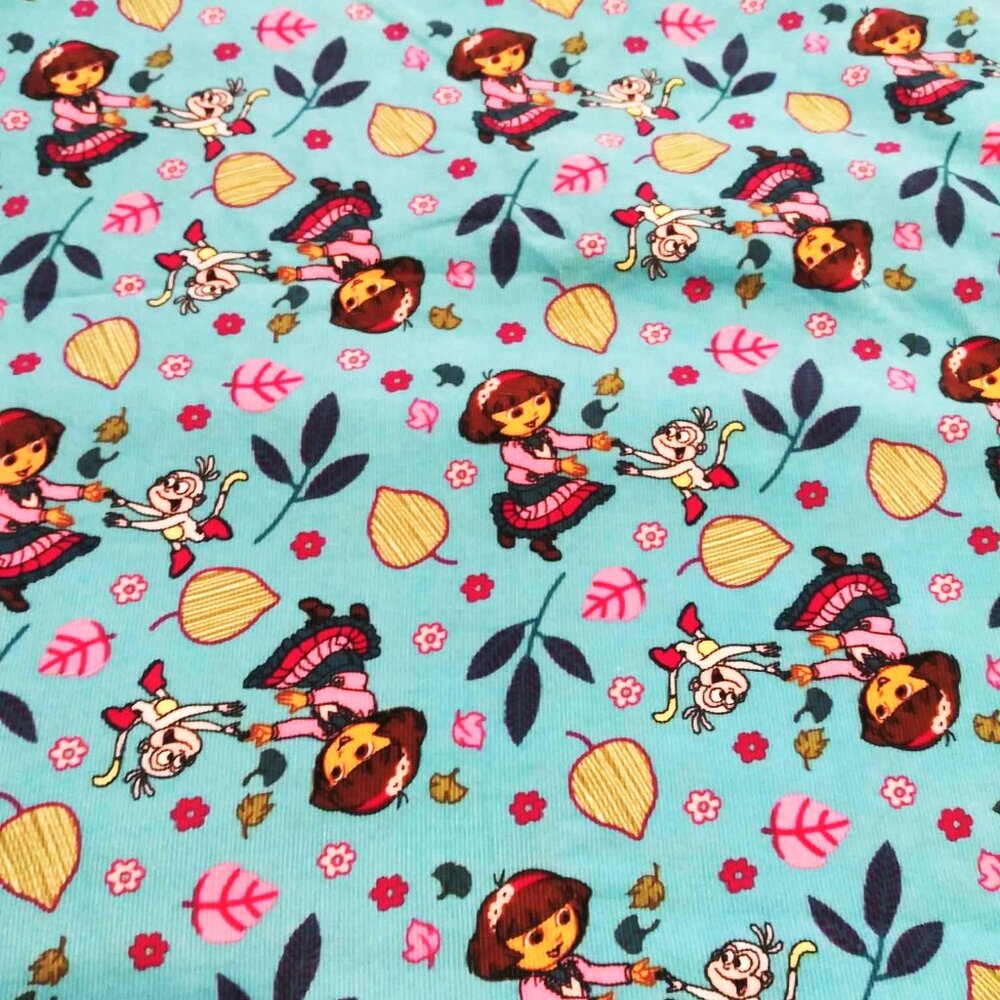 Soft Sewing Fabric – Dora Exploring Fall Print  2011 – 43×58 in